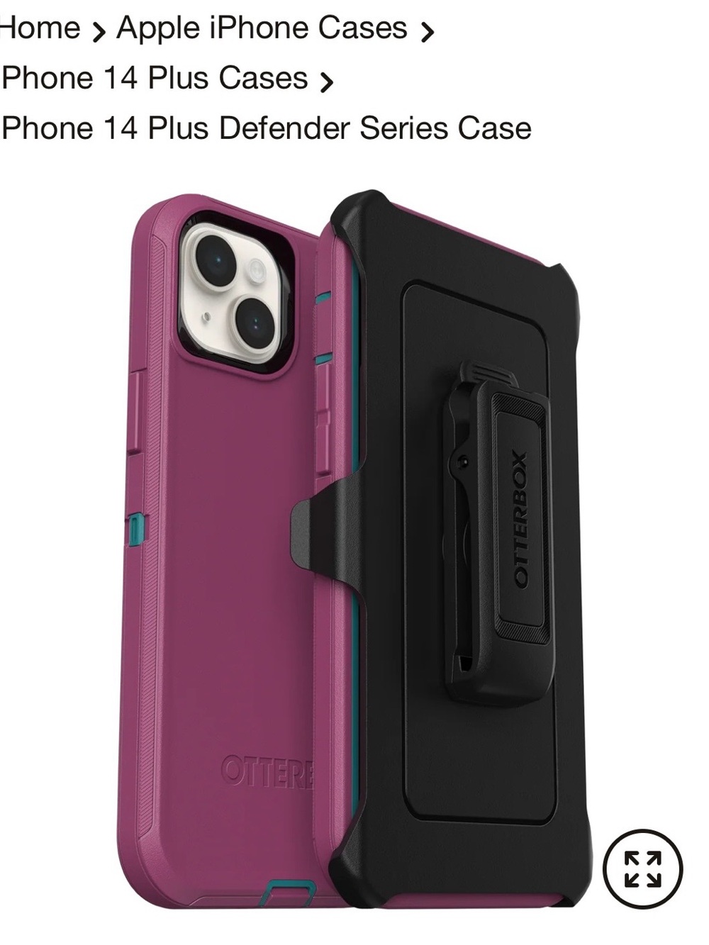 OtterBox Defender Series Case for iPhone 14 Plus — Canyon Sun NIB